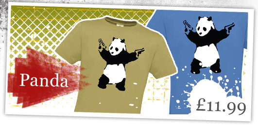 Banksy Panda t-shirt