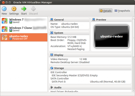 VirtualBox Screenshot